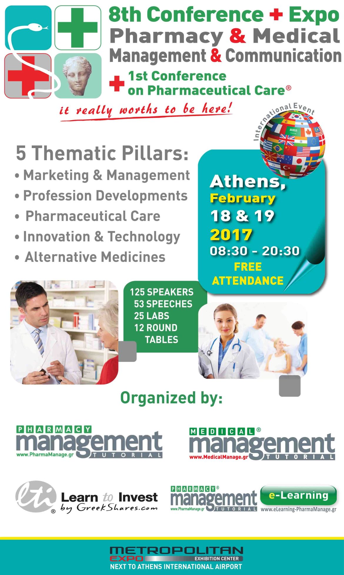 8th Conference + Expo - Athens, February 18 and 19, 2017