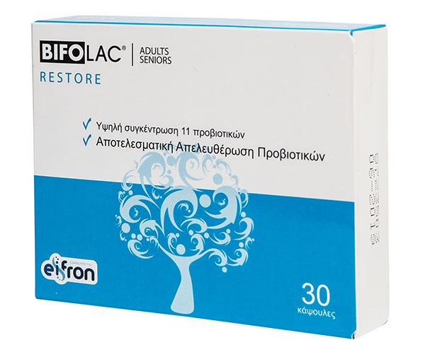 To BIFOLAC περιέχει υψηλή συγκέντρωση 11 διαφορετικών προβιοτικών στοιχείων, με δισεκατομμύρια ζώντα στοιχεία. To BIFOLAC περιέχει υψηλή συγκέντρωση 11 διαφορετικών προβιοτικών στοιχείων, με δισεκατομμύρια ζώντα στοιχεία.