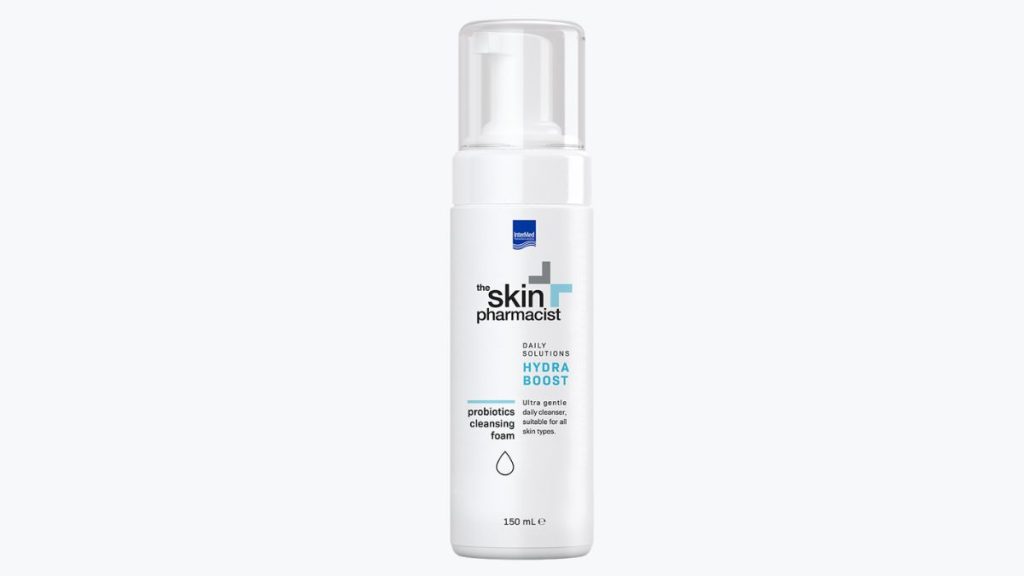 Συσκευασία του προϊόντος HYDRA BOOST Probiotics Cleansing Foam της The Skin Pharmacist.